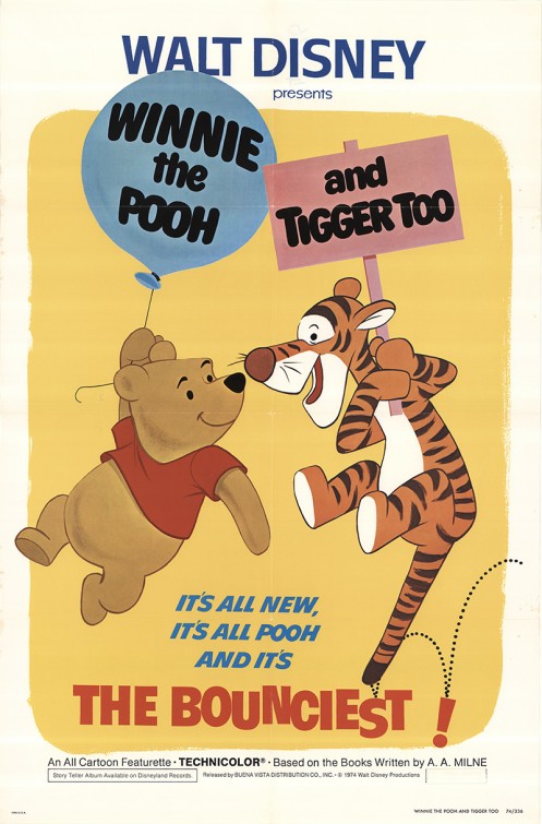 Winnie the Pooh and Tigger Too Short Film Poster