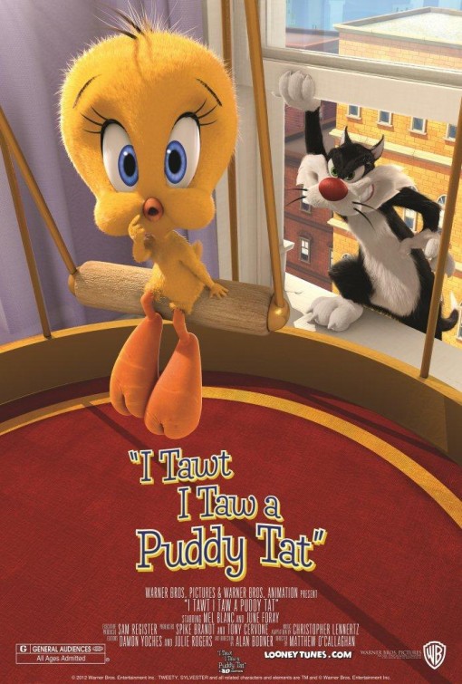 I Tawt I Taw a Puddy Tat Short Film Poster