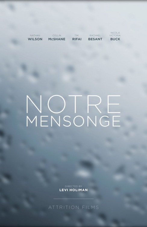 Notre Mensonge Short Film Poster