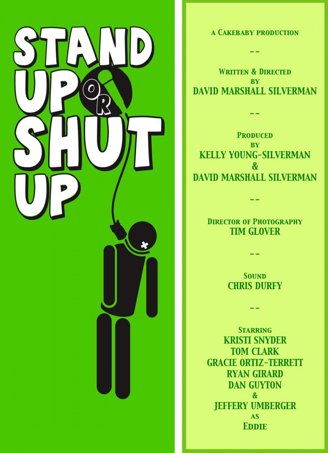 Extra Large Movie Poster Image for Stand Up or Shut Up