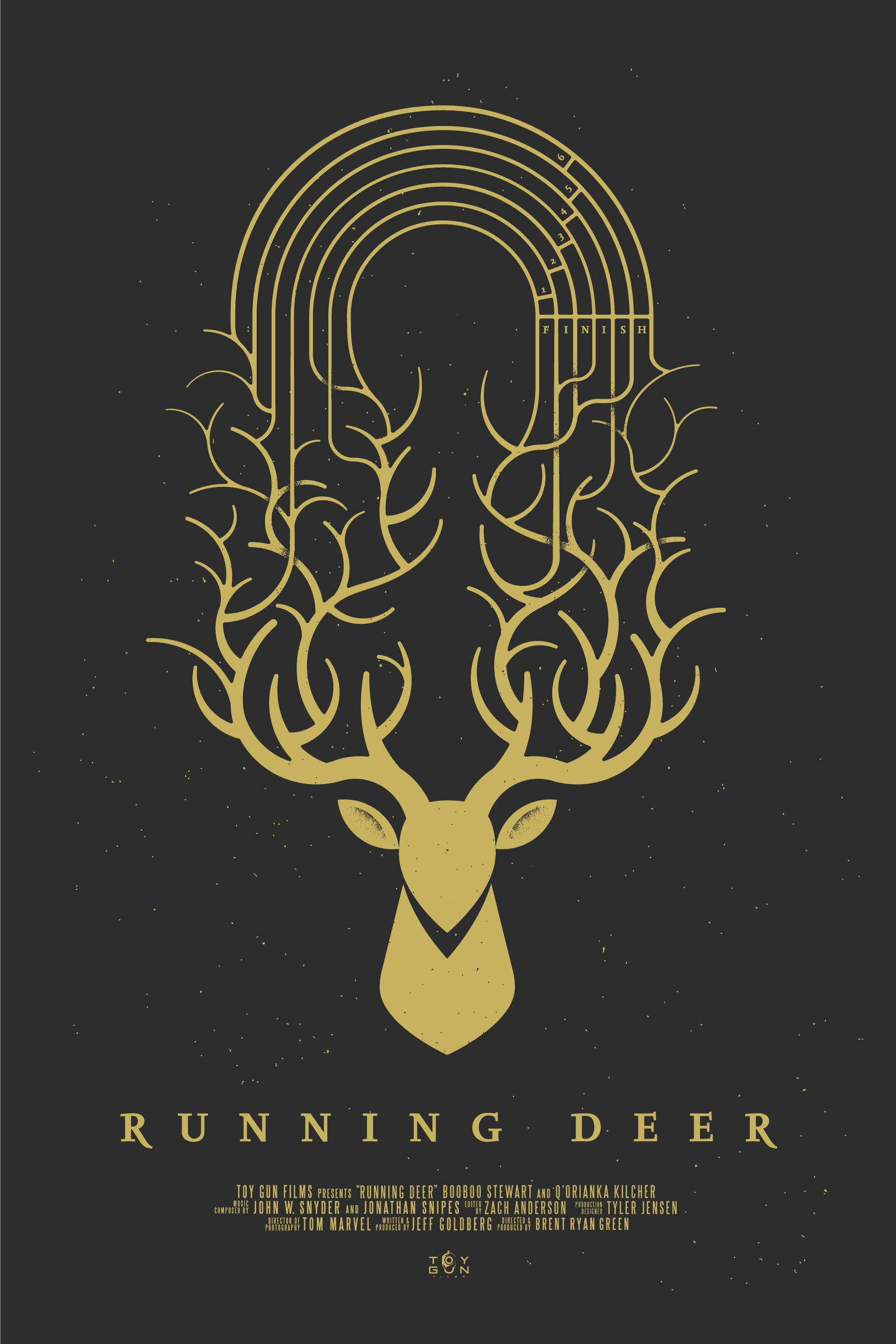 Mega Sized Movie Poster Image for Running Deer