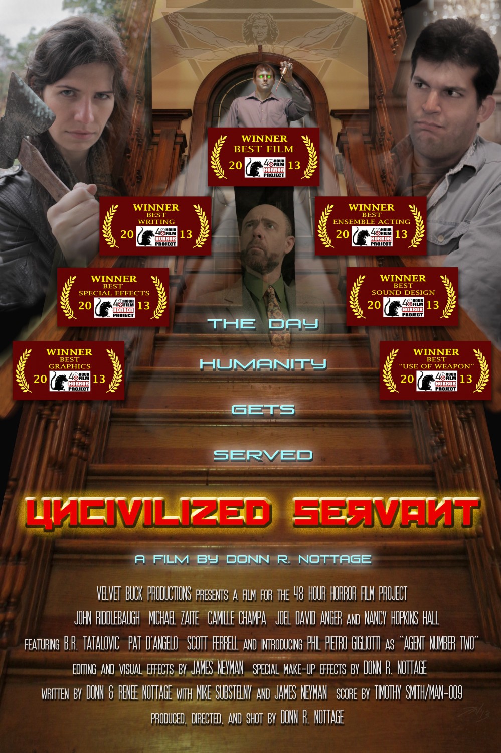 Extra Large Movie Poster Image for Uncivilized Servant