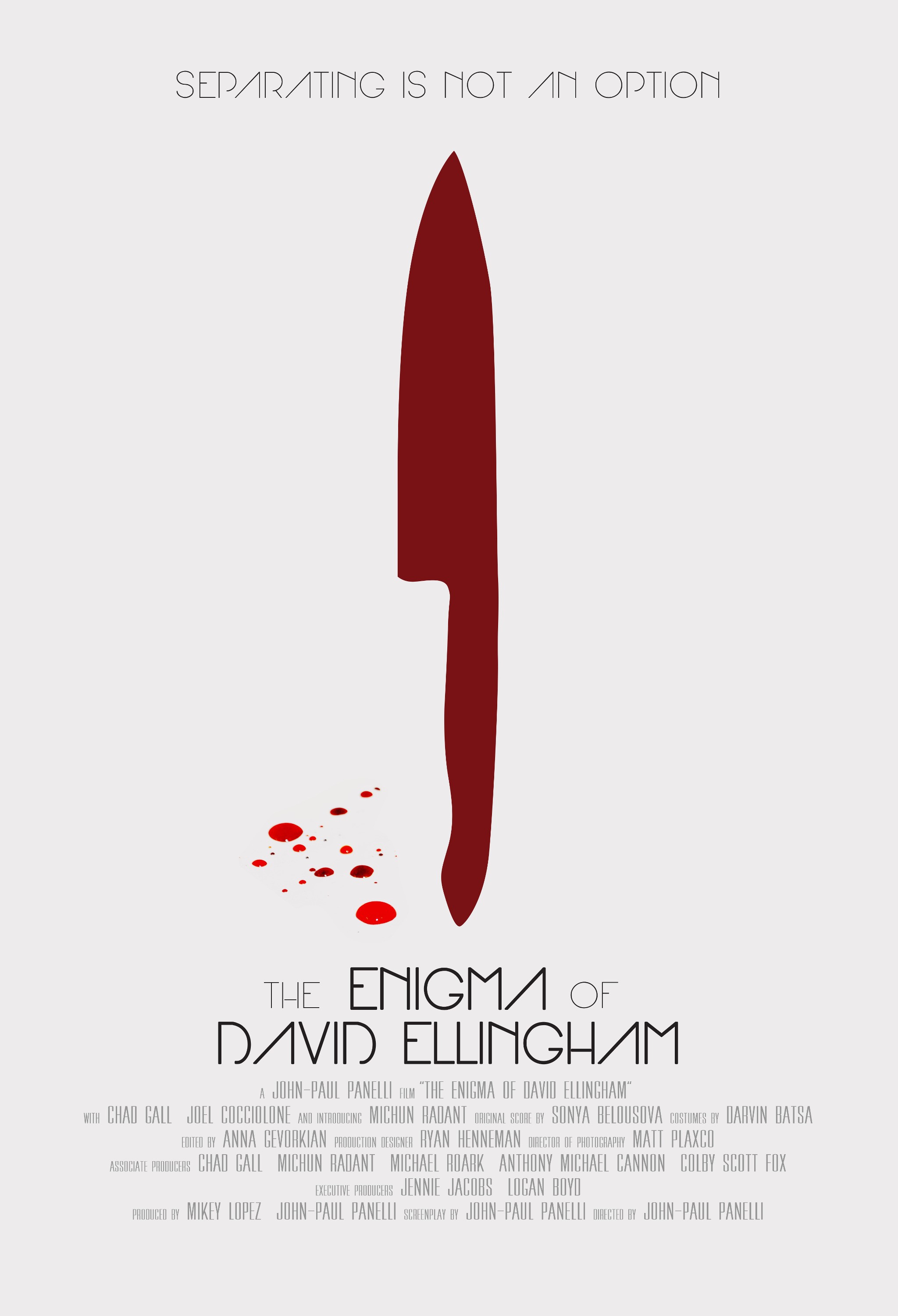 Mega Sized Movie Poster Image for The Enigma of David Ellingham