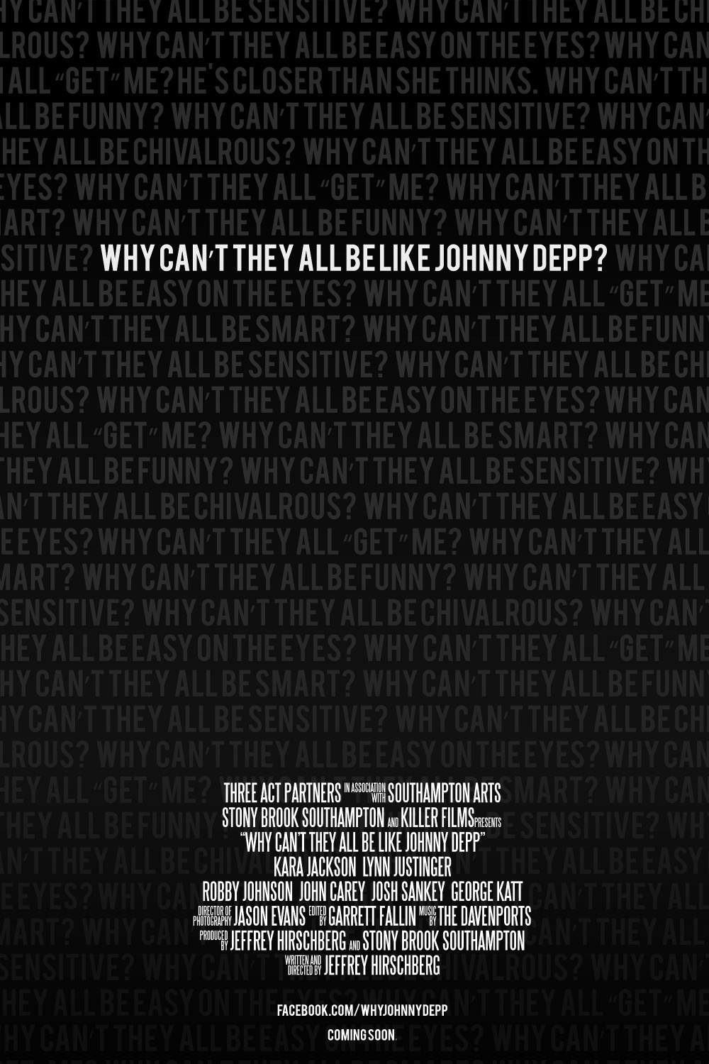 Extra Large Movie Poster Image for Why Can't They All Be Like Johnny Depp?