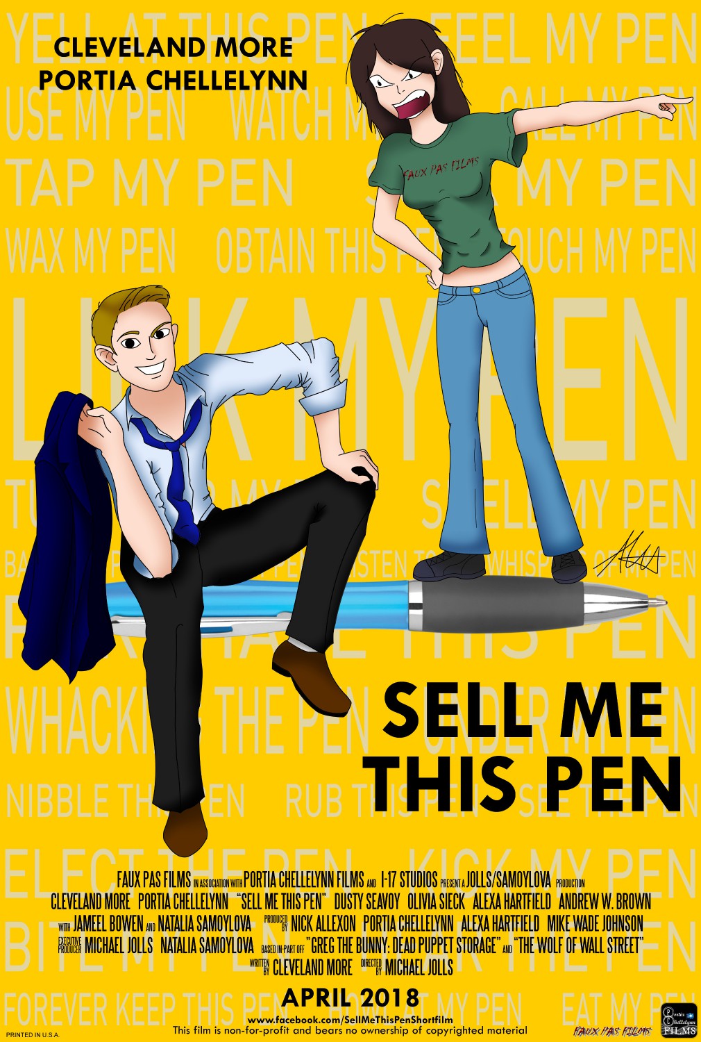 Extra Large Movie Poster Image for Sell Me This Pen