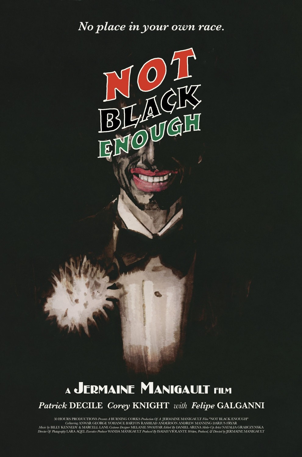 Extra Large Movie Poster Image for Not Black Enough