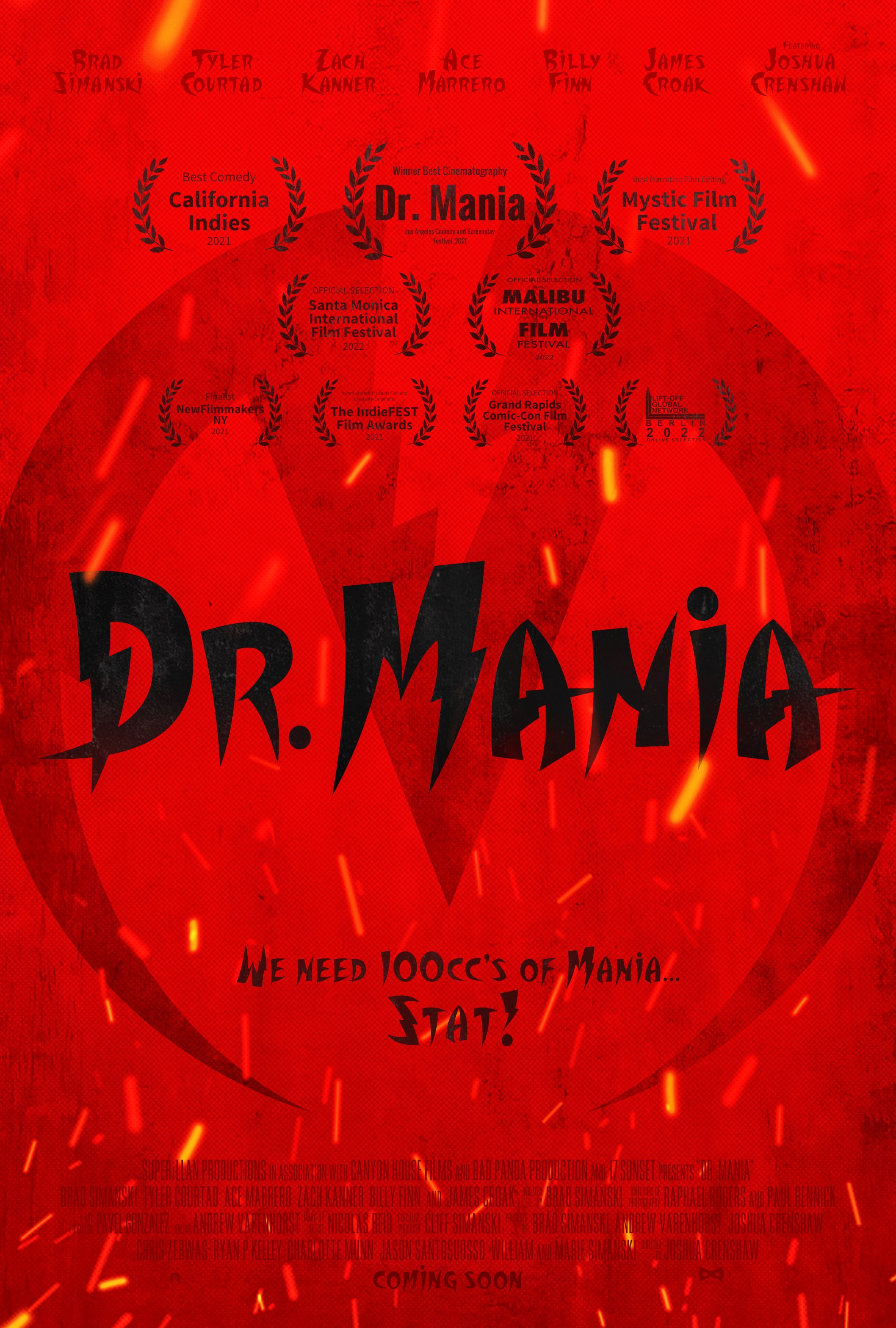 Mega Sized Movie Poster Image for Dr. Mania