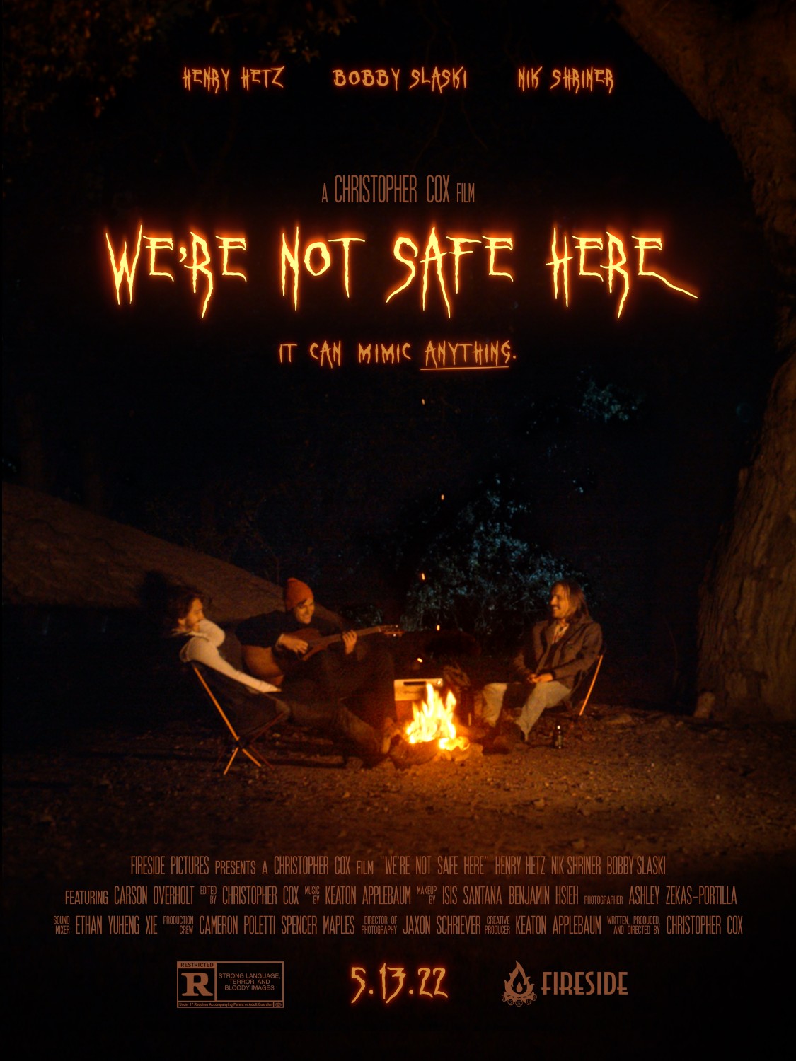 Extra Large Movie Poster Image for We're Not Safe Here