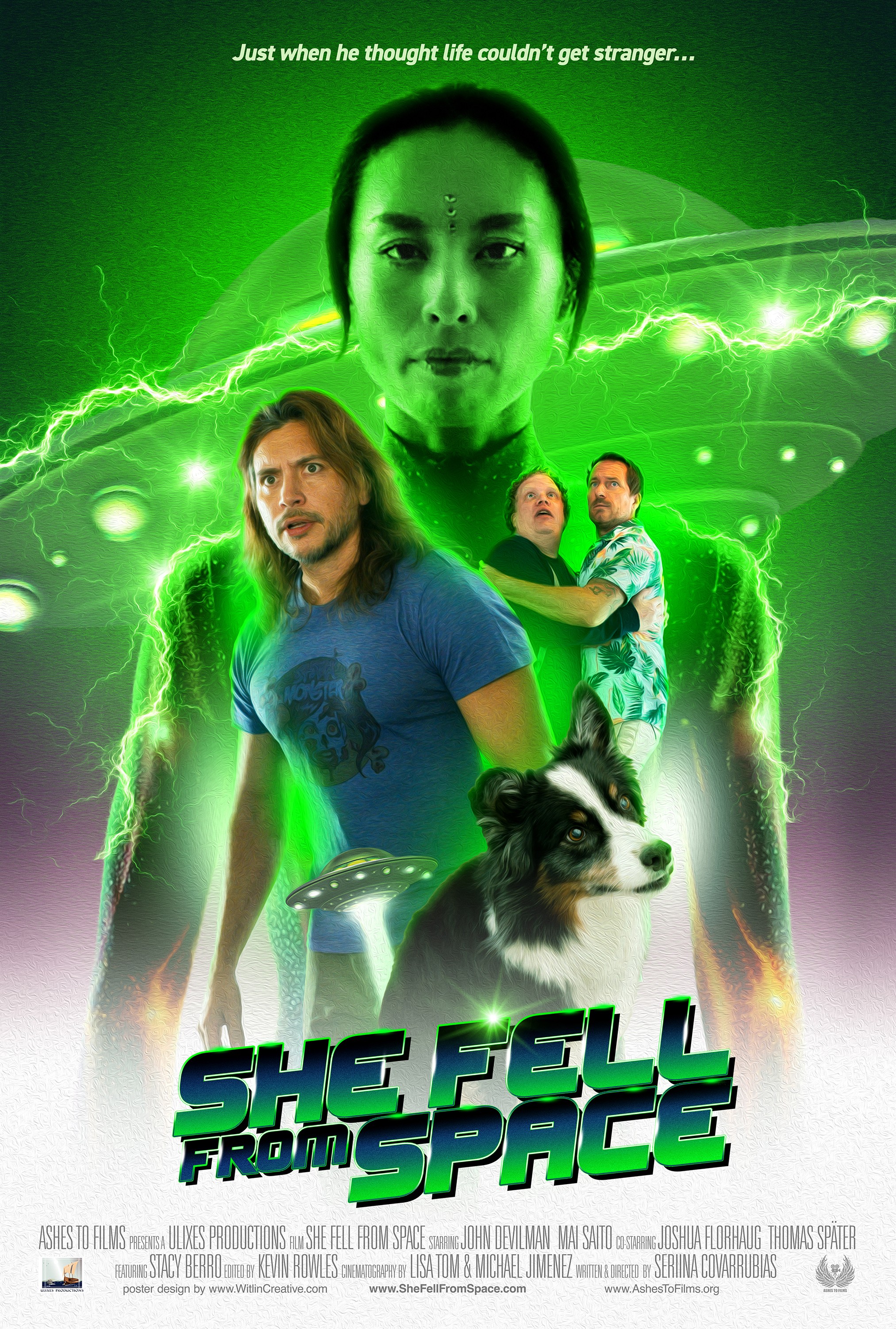 Mega Sized Movie Poster Image for She Fell from Space