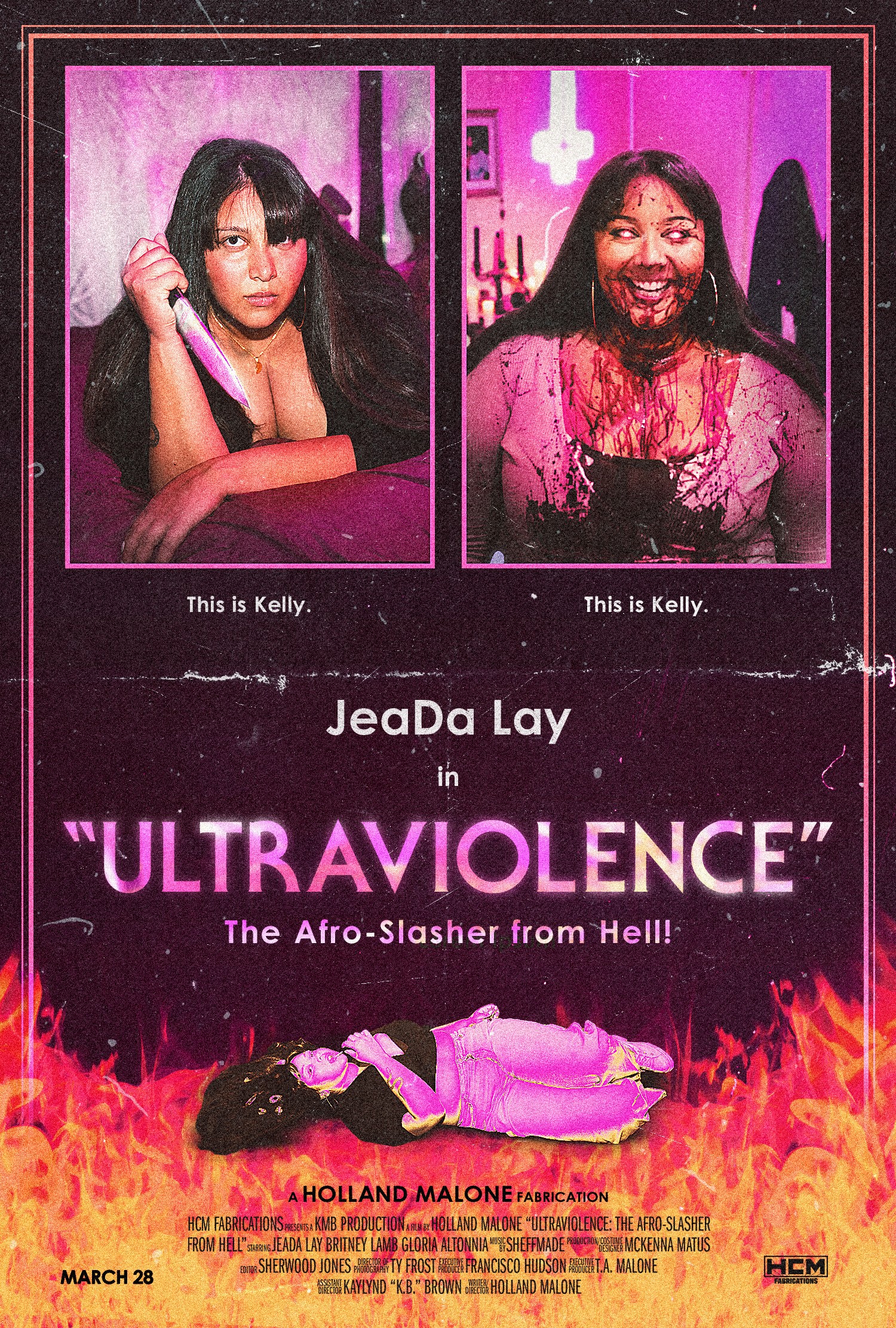 Mega Sized Movie Poster Image for Ultraviolence: The Afro-Slasher from Hell