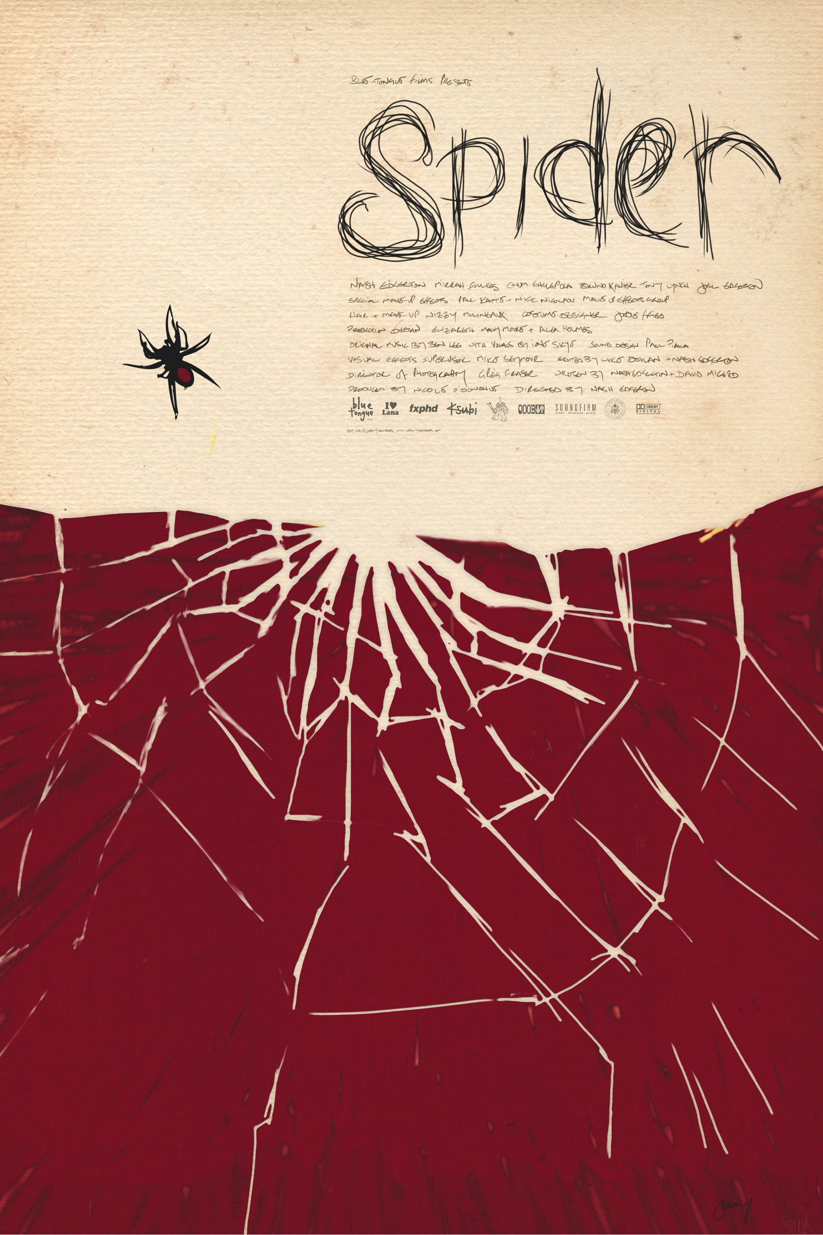 Mega Sized Movie Poster Image for Spider