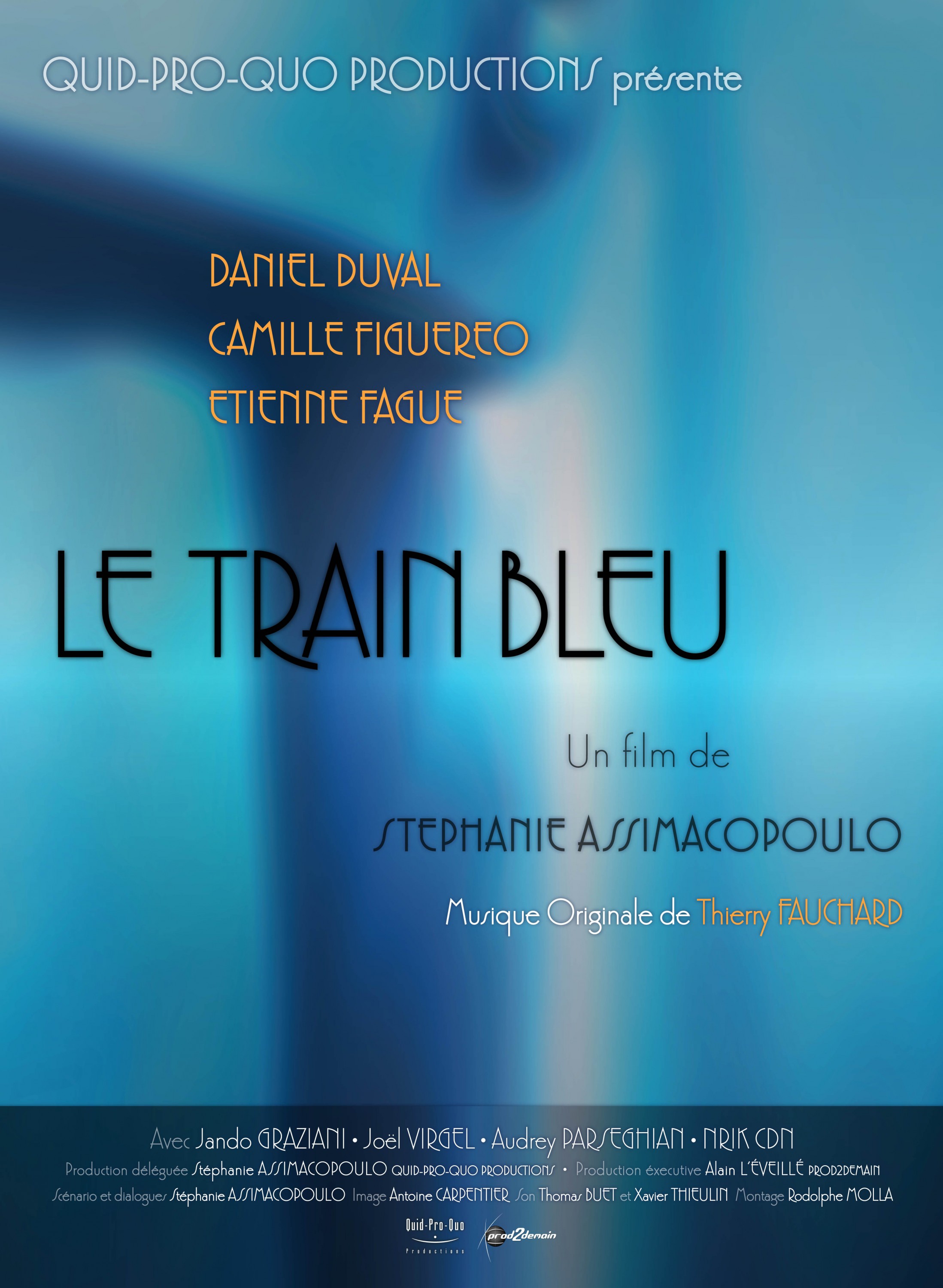 Mega Sized Movie Poster Image for Le Train Bleu