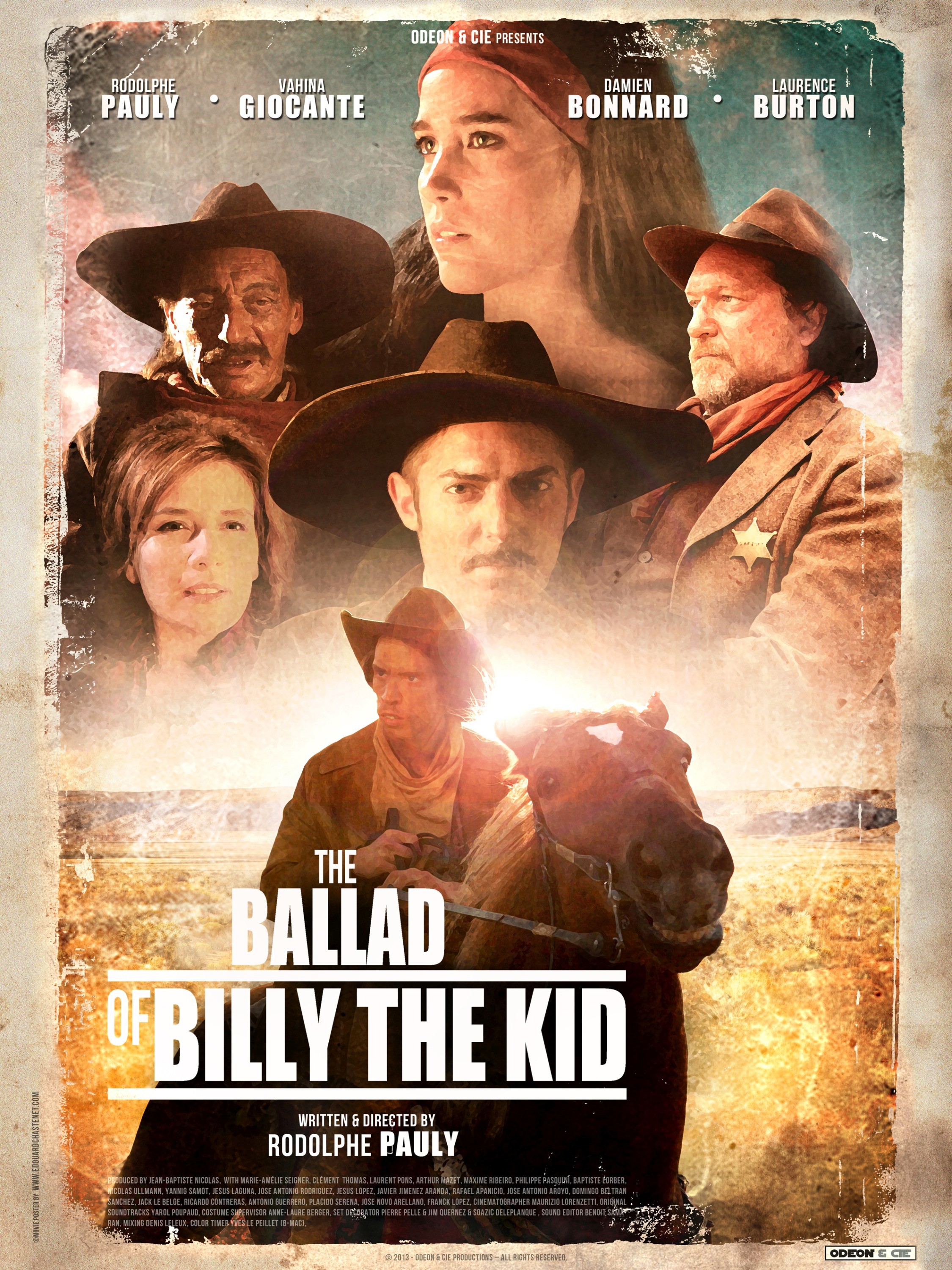 Mega Sized Movie Poster Image for The Ballad of Billy the Kid