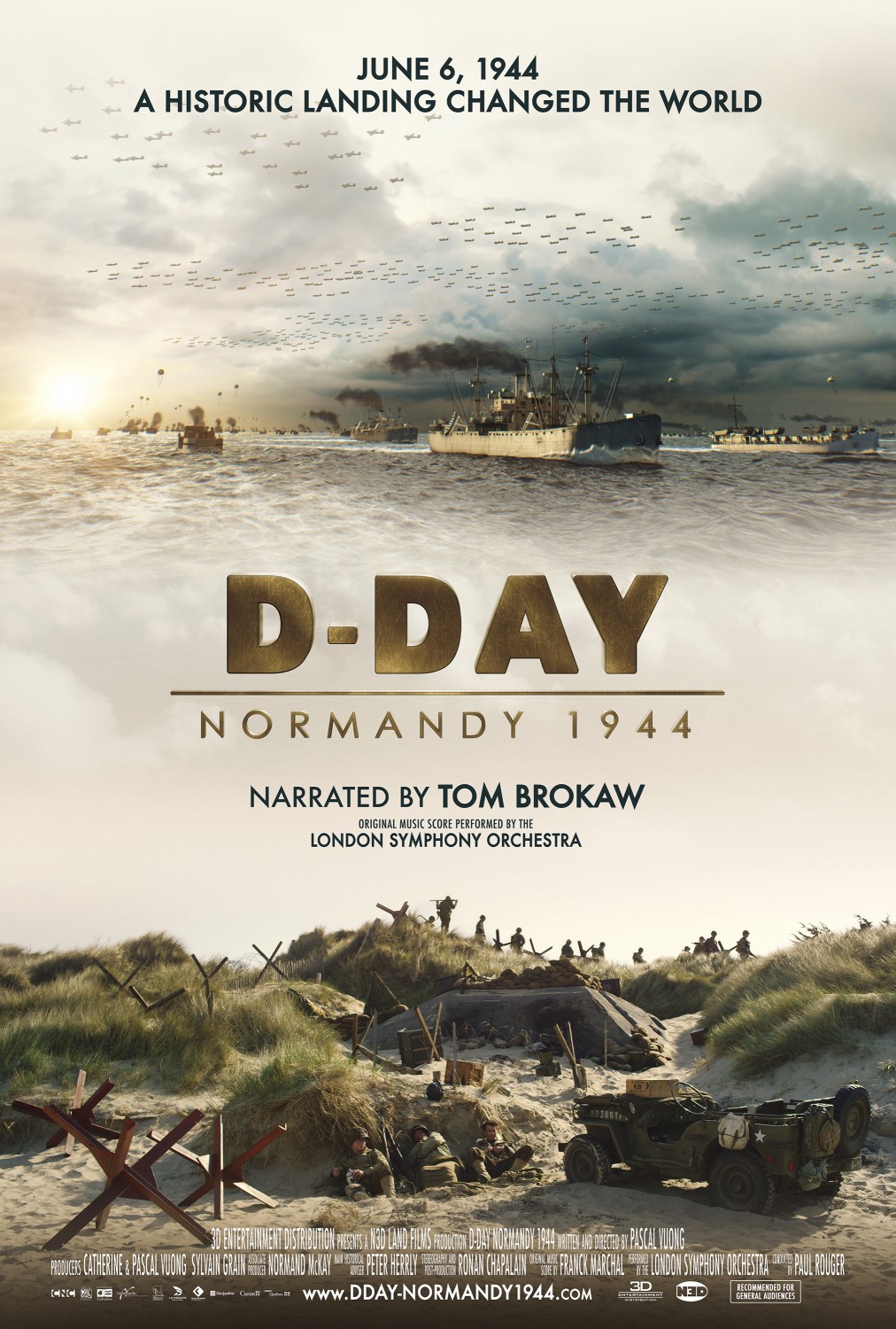 Extra Large Movie Poster Image for D-Day: Normandy 1944