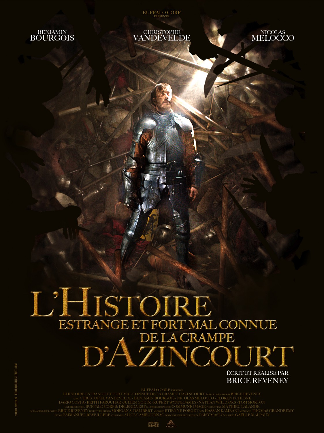 Extra Large Movie Poster Image for L'histoire estrange et fort mal connue de la crampe d'Azincourt