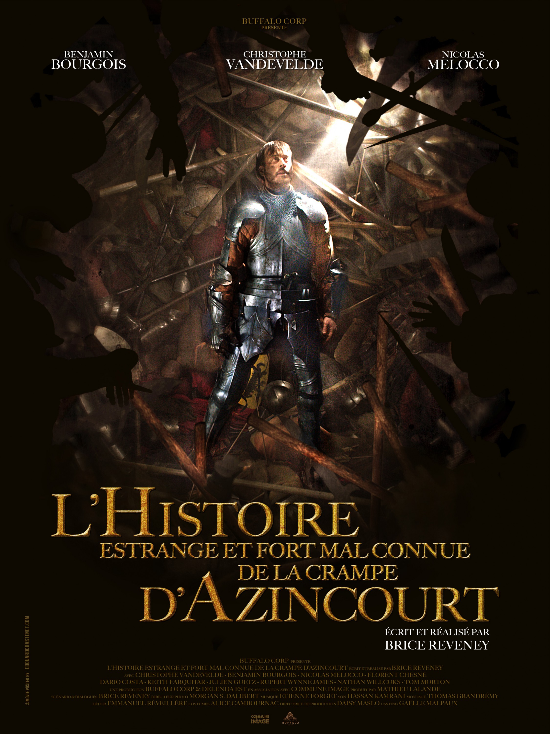 Mega Sized Movie Poster Image for L'histoire estrange et fort mal connue de la crampe d'Azincourt