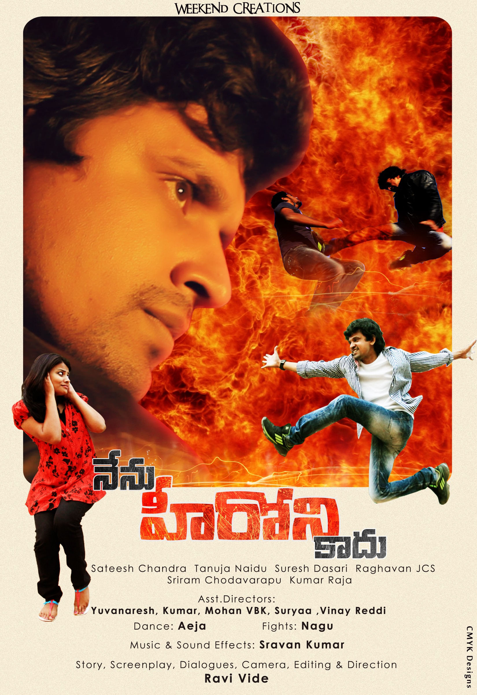 Mega Sized Movie Poster Image for Nenu Heroni Kadu