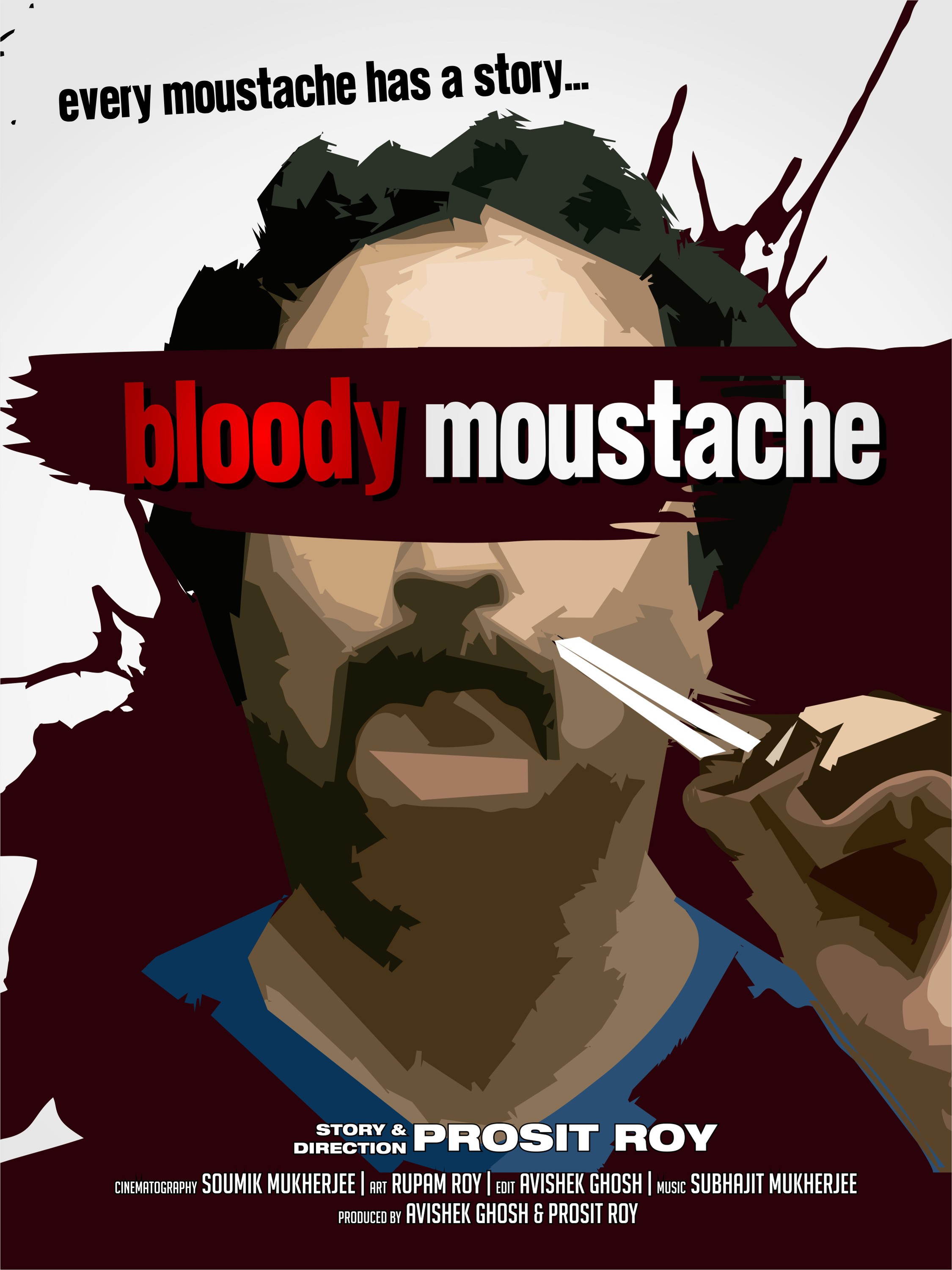 Mega Sized Movie Poster Image for Bloody Moustache