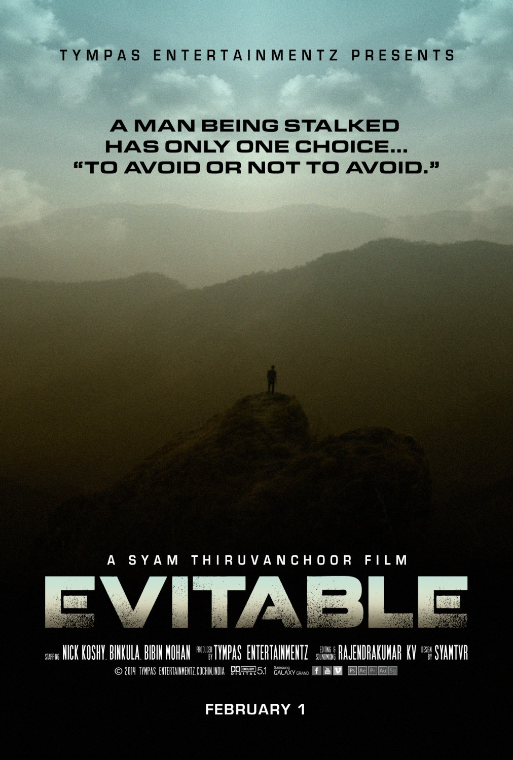 Extra Large Movie Poster Image for Evitable