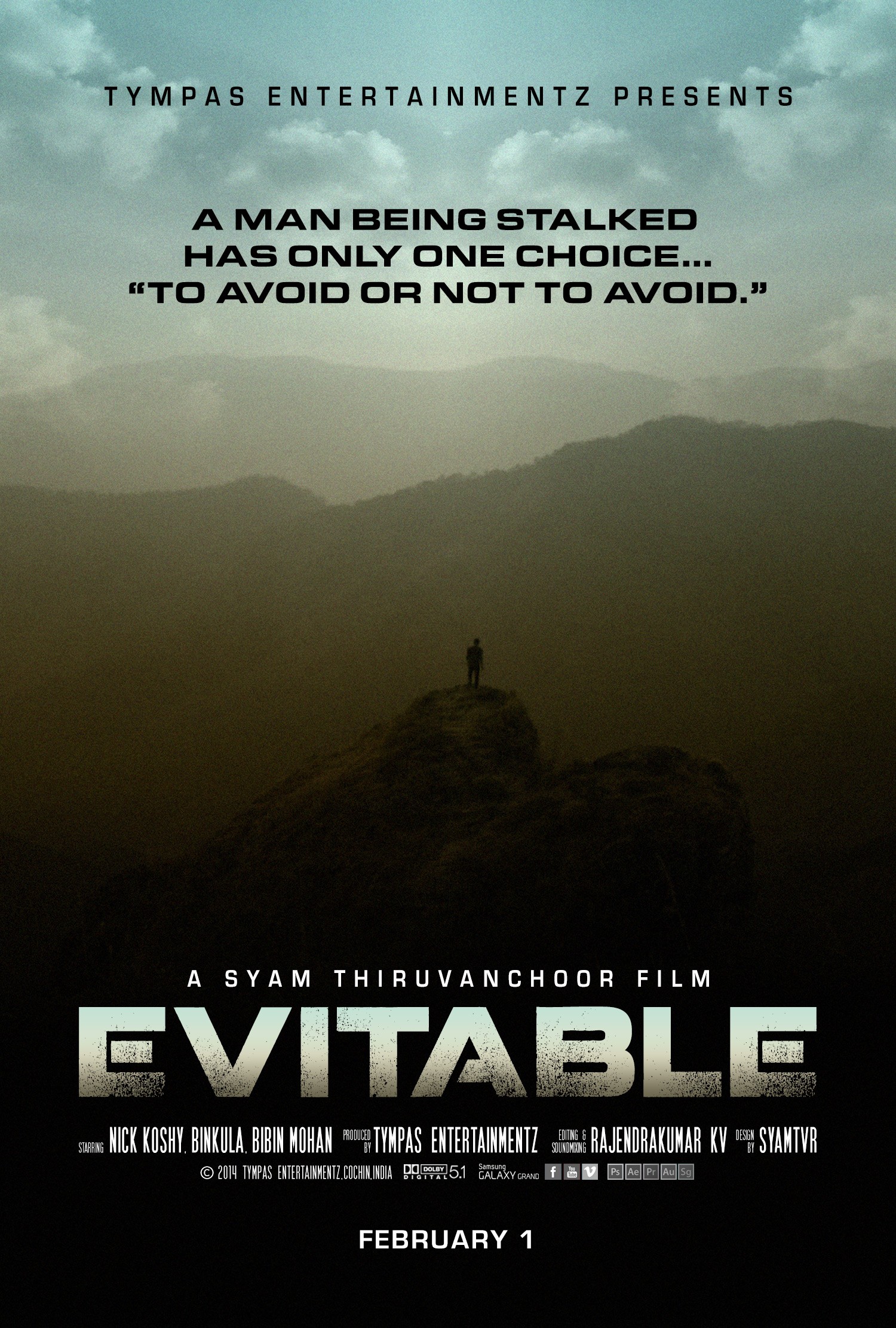 Mega Sized Movie Poster Image for Evitable
