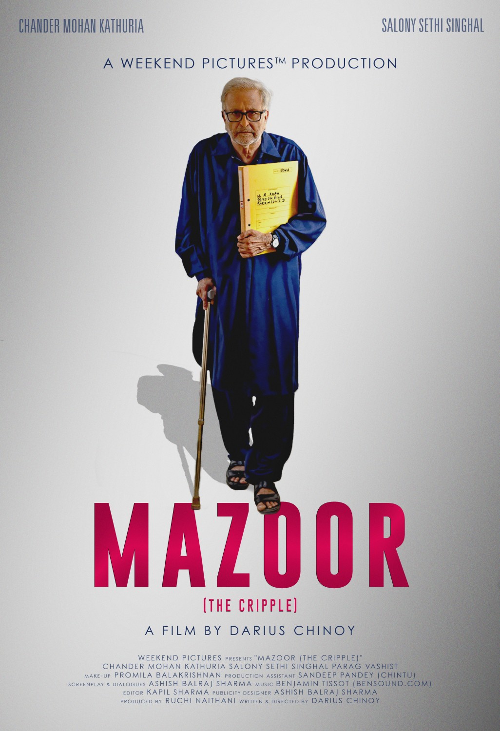 Extra Large Movie Poster Image for Mazoor: The Cripple