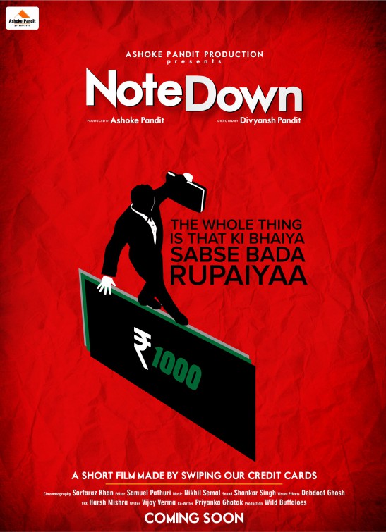 Note Down Short Film Poster