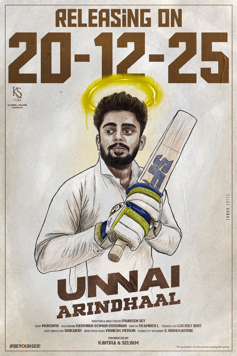 Extra Large Movie Poster Image for Unnai Arindhaal