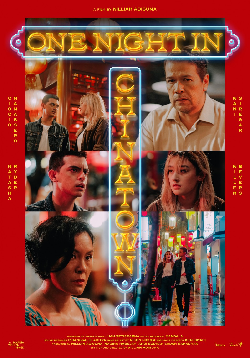 Extra Large Movie Poster Image for One Night in Chinatown