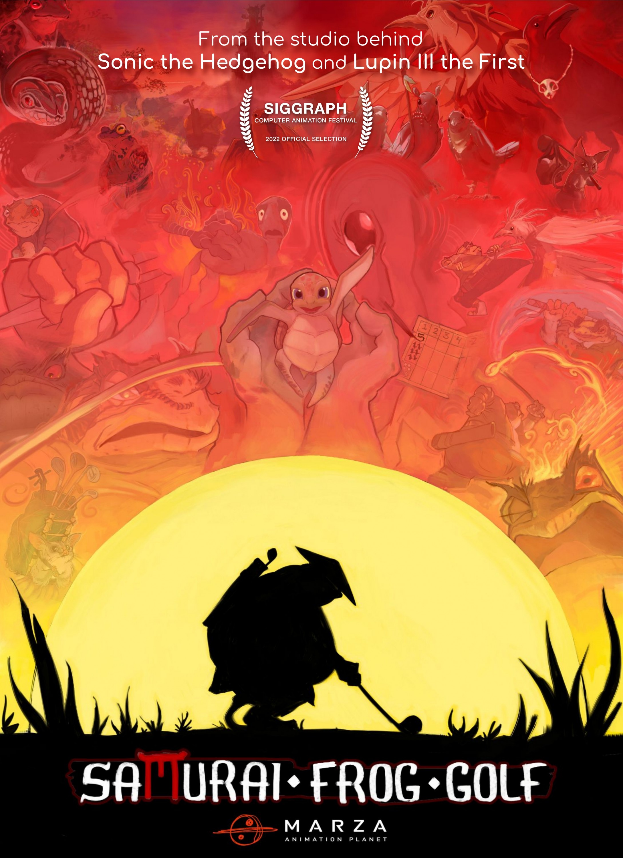 Mega Sized Movie Poster Image for Samurai Frog Golf