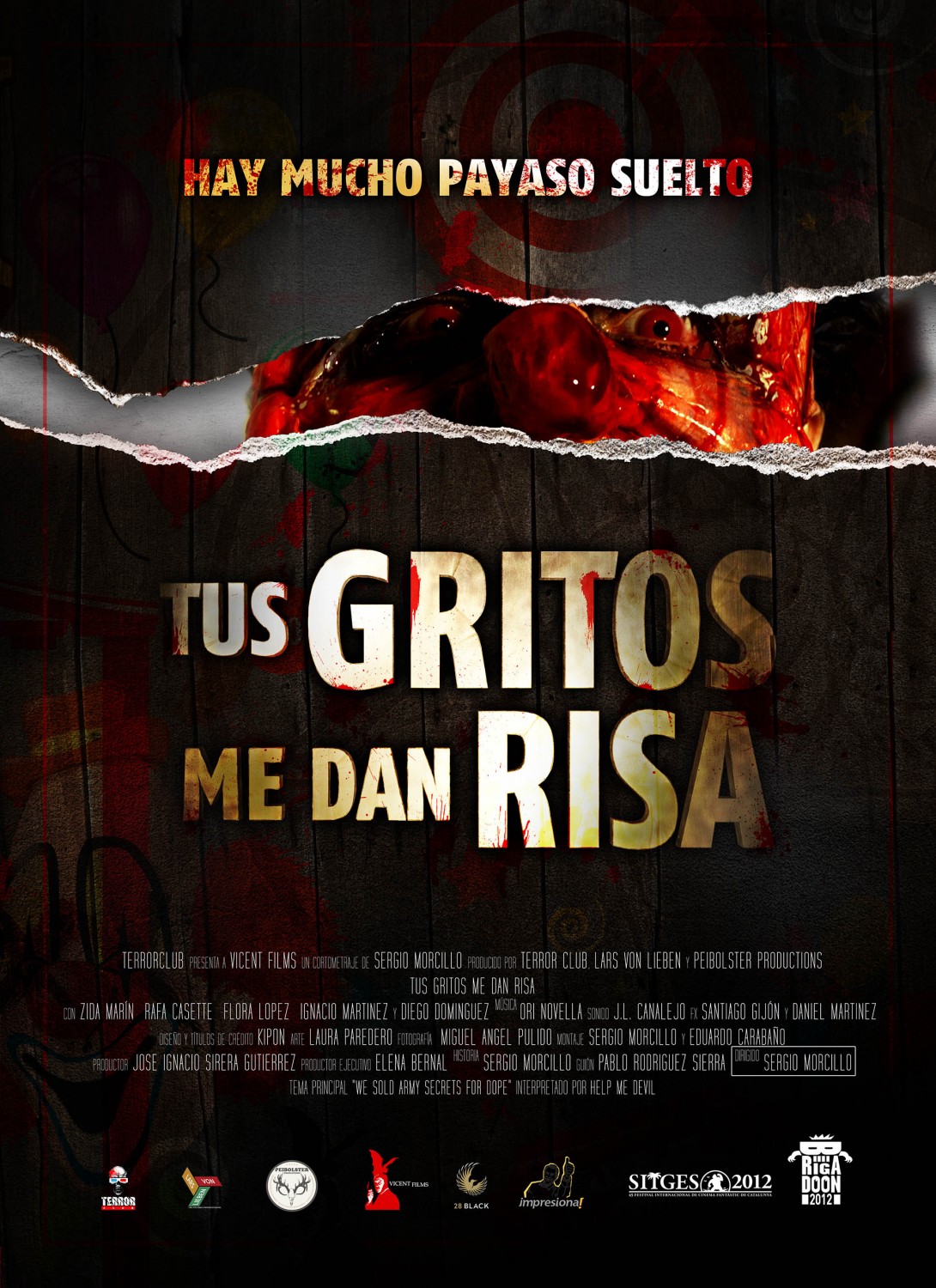 Extra Large Movie Poster Image for Tus gritos me dan risa