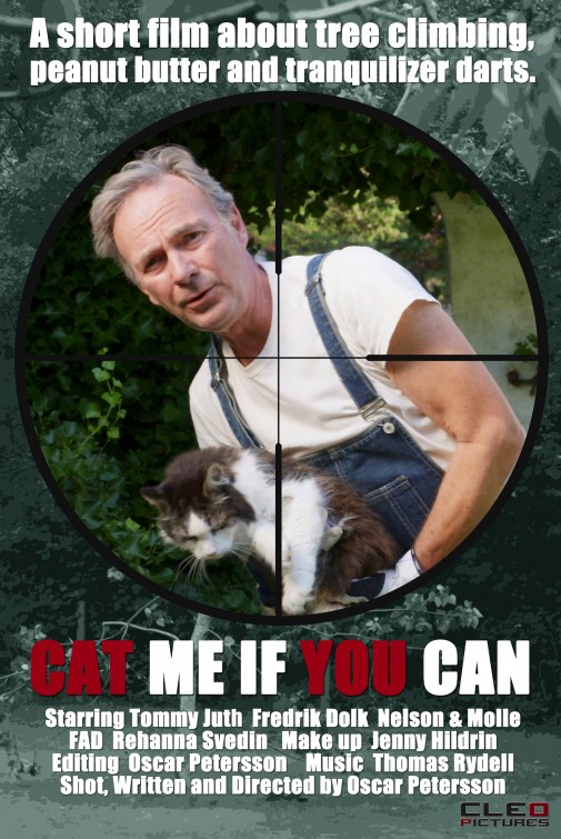 Cat me if you can Short Film Poster