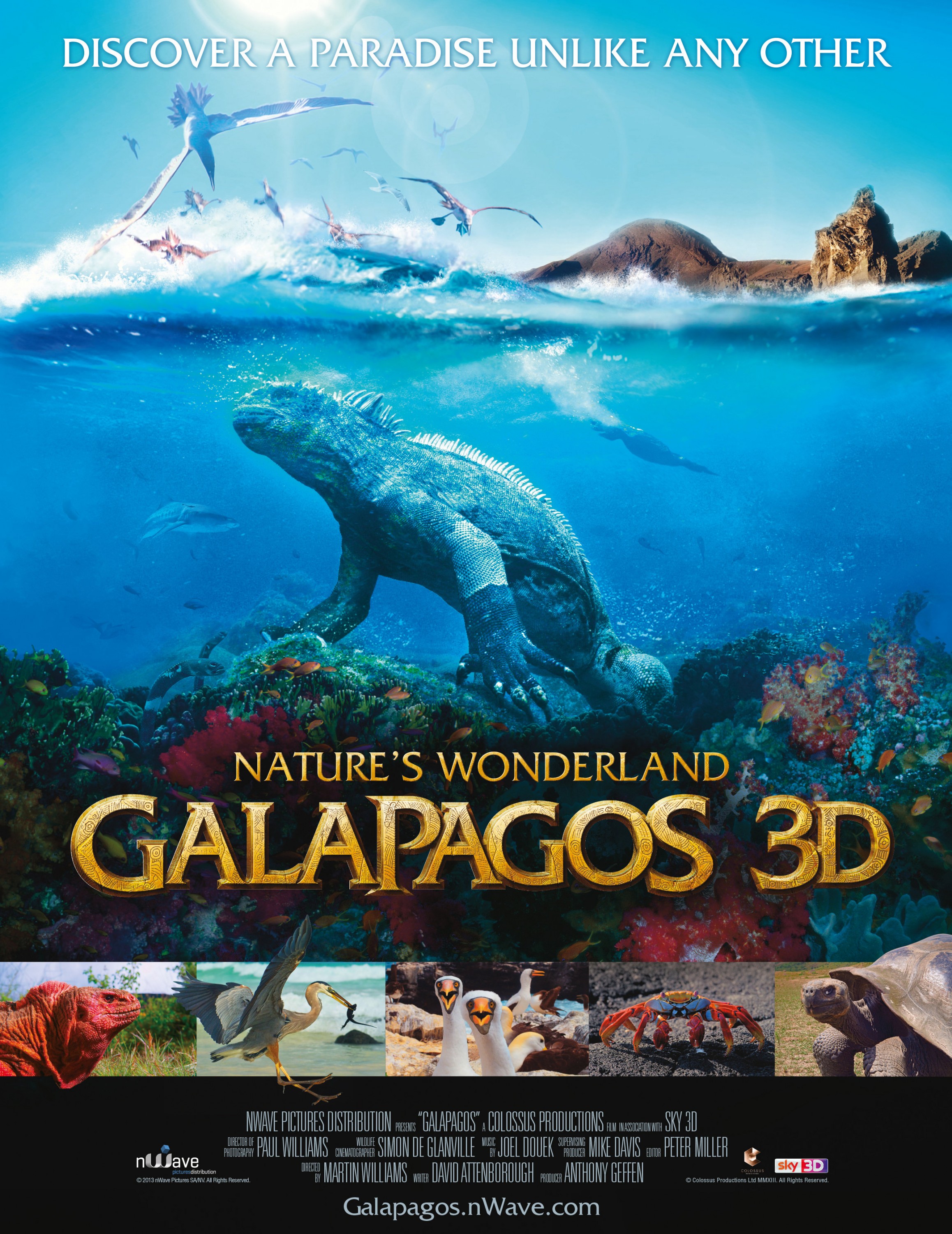 Mega Sized Movie Poster Image for Galapagos: Nature's Wonderland